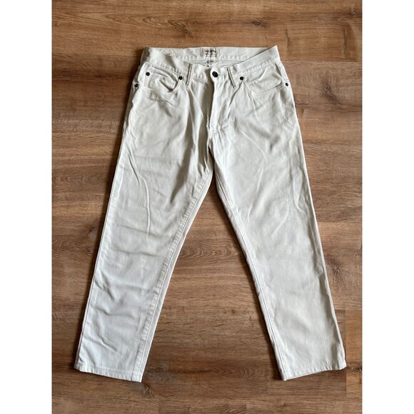 TODD SNYDER White Slim Fit 100% Cotton Denim Jeans Pants  Mens Size 28 - Picture 1 of 7